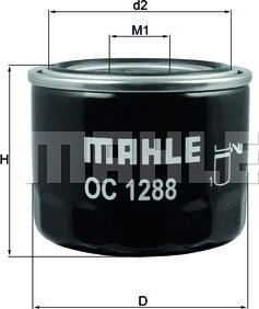 MAHLE OC 1288 - Oil Filter www.parts5.com