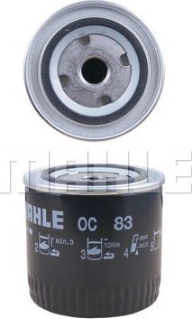 MAHLE OC 83 - Filtru ulei www.parts5.com