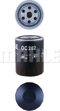 MAHLE OC 262 - Oil Filter www.parts5.com