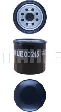 MAHLE OC 215 - Olejový filter www.parts5.com