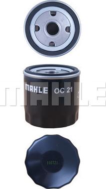 MAHLE OC 21 - Filtru ulei www.parts5.com