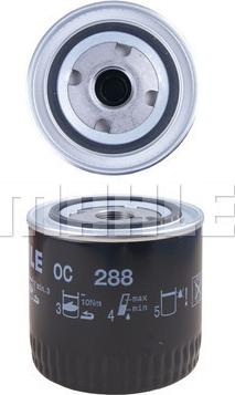 MAHLE OC 288 - Oil Filter www.parts5.com