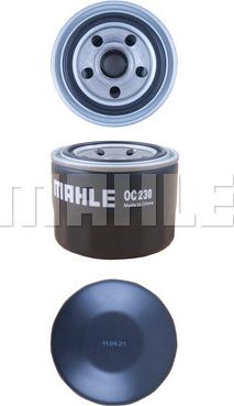 MAHLE OC 230 - Oil Filter www.parts5.com