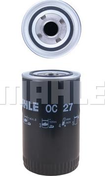 MAHLE OC 27 - Oil Filter www.parts5.com