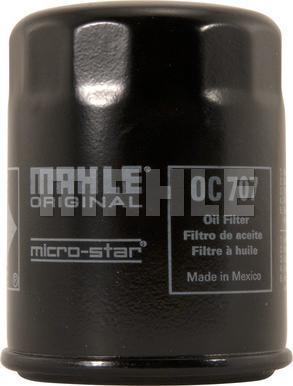 MAHLE OC 707 - Filtro de aceite parts5.com