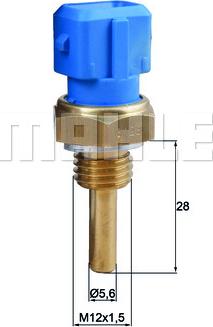 MAHLE TSE 12 - Sensor, temperatura del refrigerante www.parts5.com