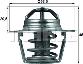 MAHLE TX 91 89 D - Thermostat d'eau www.parts5.com