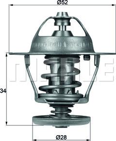 MAHLE TX 68 88D - Thermostat, Kühlmittel www.parts5.com