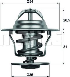 MAHLE TX 15 84D - Termostat,lichid racire www.parts5.com