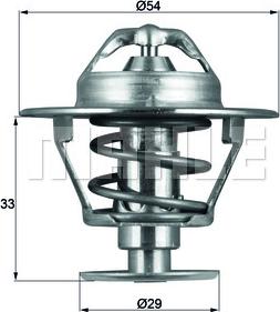 MAHLE TX 86 76D - Thermostat, Kühlmittel www.parts5.com