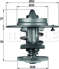 MAHLE TX 80 83 - Termostato, refrigerante www.parts5.com