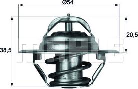 MAHLE TX 3 83D - Termostat, środek chłodzący www.parts5.com