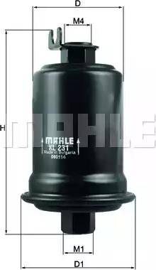 MAHLE KL 231 - Filtr paliwa www.parts5.com