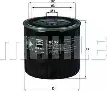 MAHLE OC 99 OF - Filtro de aceite www.parts5.com