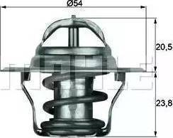 WAHLER 3141.87 - Termostat, chladivo www.parts5.com