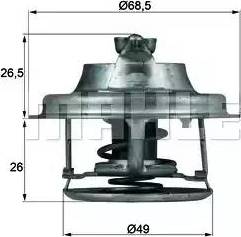 MAHLE TX 102 82D - Termostat,lichid racire www.parts5.com