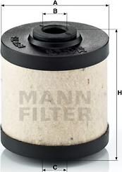 Mann-Filter BFU 715 - Fuel filter www.parts5.com