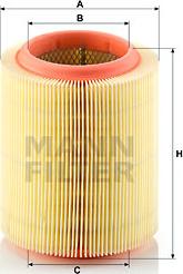 Mann-Filter C 1571 - Filtro de aire www.parts5.com