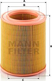 Mann-Filter C 1577/1 - Filtro de aire www.parts5.com