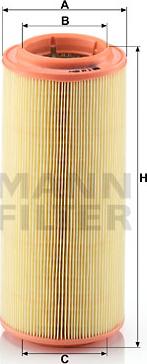 Mann-Filter C 12 107/1 - Въздушен филтър www.parts5.com