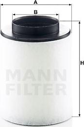 Mann-Filter C 17 023 - Vzduchový filtr www.parts5.com