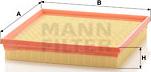 Mann-Filter C 2493 - Air Filter www.parts5.com