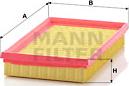 Mann-Filter C 2463 - Air Filter www.parts5.com