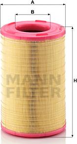 Mann-Filter C 25 003 - Air Filter www.parts5.com