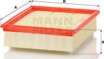 Mann-Filter C 25 018 - Vzduchový filter www.parts5.com