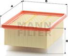 Mann-Filter C 21 104/2 - Filtro de aire www.parts5.com