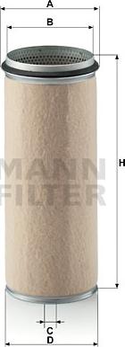 Mann-Filter CF 1610 - Filtr powietrza wtórnego www.parts5.com