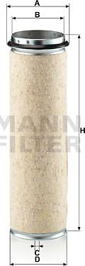 Mann-Filter CF 1200 - Secondary Air Filter www.parts5.com