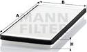 Mann-Filter CU 4150 - Filter, interior air www.parts5.com