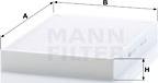 Mann-Filter CU 34 003 - Filter, interior air parts5.com