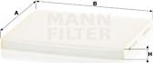 Mann-Filter CU 24 004 - Филтър купе (поленов филтър) www.parts5.com