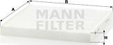 Mann-Filter CU 2544 - Filtro, aire habitáculo www.parts5.com