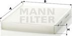 Mann-Filter CU 2533-2 - Filtru, aer habitaclu www.parts5.com