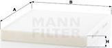 Mann-Filter CU 26 009 - Filtr, vzduch v interiéru www.parts5.com