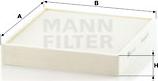 Mann-Filter CU 26 010 - Szűrő, utastér levegő www.parts5.com