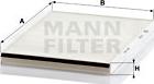 Mann-Filter CU 2839 - Filtr, vzduch v interiéru www.parts5.com