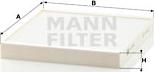 Mann-Filter CU 2349 - Filter, interior air parts5.com