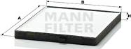 Mann-Filter CU 2330 - Filtru, aer habitaclu www.parts5.com