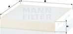 Mann-Filter CU 22 034 - Филтър купе (поленов филтър) www.parts5.com