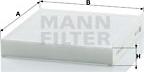 Mann-Filter CU 2232 - Фильтр воздуха в салоне www.parts5.com