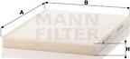 Mann-Filter CU 27 004 - Filter, interior air www.parts5.com