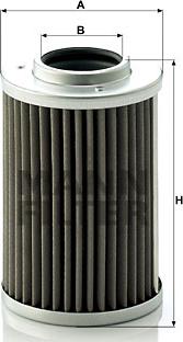 Mann-Filter H 710/1 x - Filtru hidraulic, cutie de viteze automata www.parts5.com