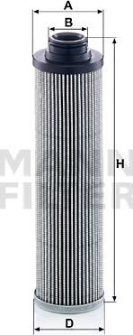 Mann-Filter HD 670 x - Filtru, sistem hidraulic primar www.parts5.com