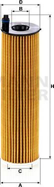 Mann-Filter HU 6020 z - Filtro de aceite www.parts5.com