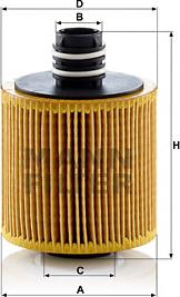 Mann-Filter HU 8006 z - Масляный фильтр www.parts5.com