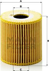 Mann-Filter HU 819 x - Oil Filter www.parts5.com